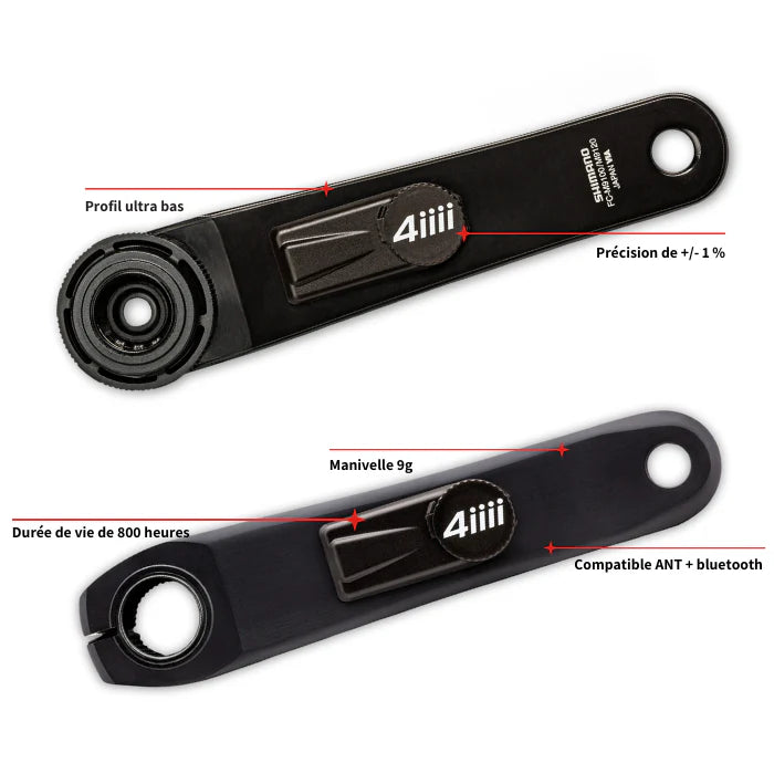 Manivelle shimano XTR 12V M9100 Précision 3+ Apple find my - 4iiii