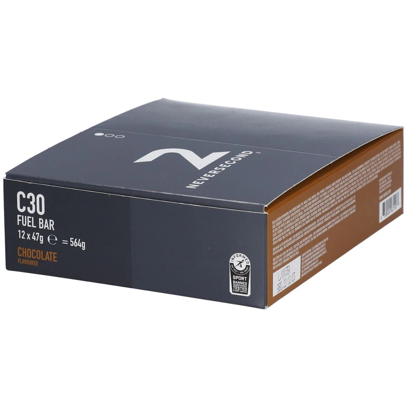 Boite de 12 barres C30 Fuel - 12x45g - Neversecond